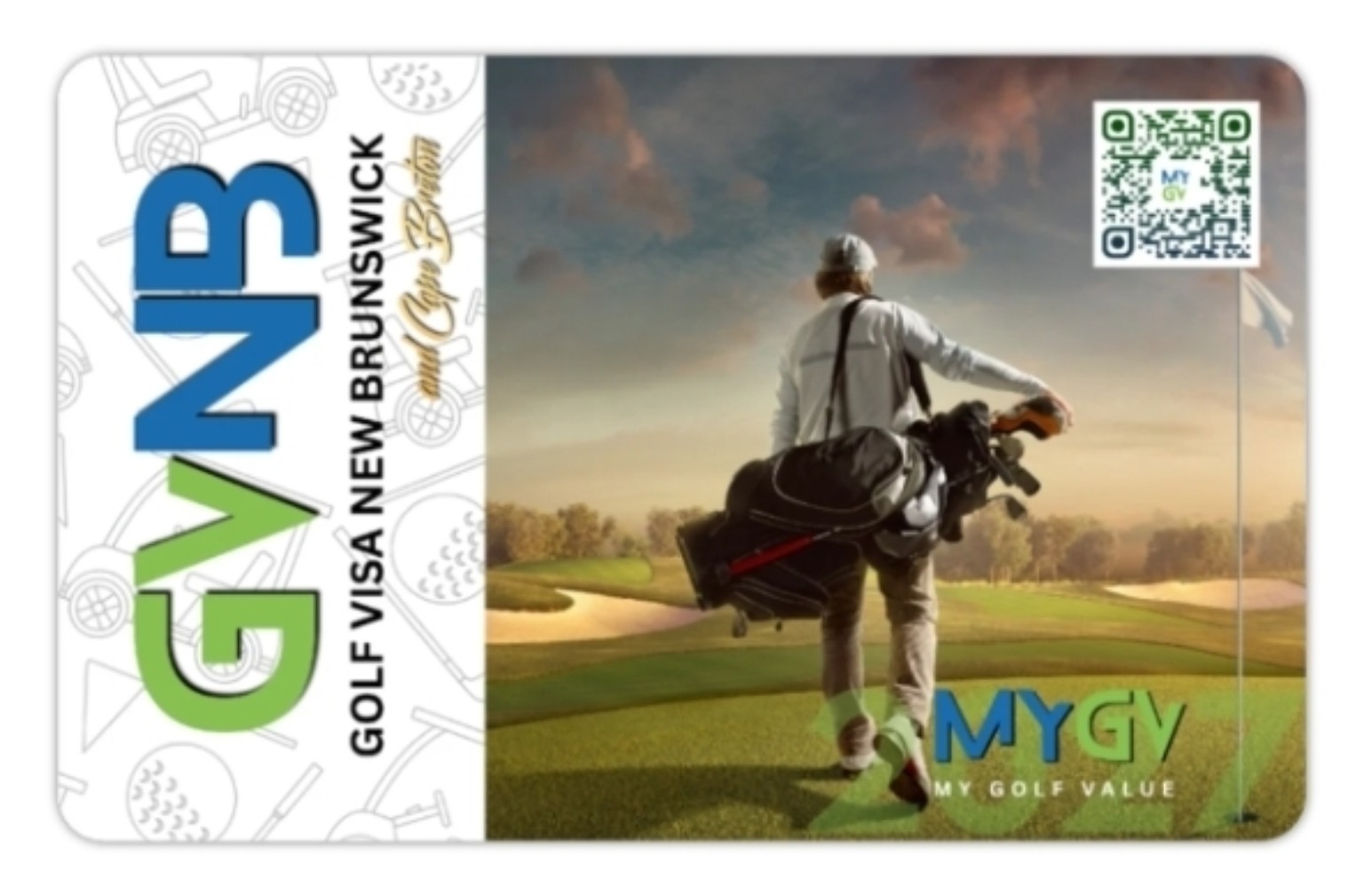 2027 Golf Visa New Brunswick card